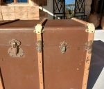 Ancienne malle de voyage n°11687