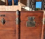 Ancienne grande malle de voyage n°11689 // Réservée a SV//