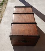 Ancienne grande malle de voyage n°11689 // Réservée a SV//