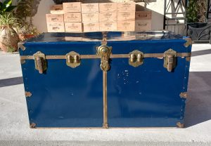 Ancienne malle de voyage n°11690