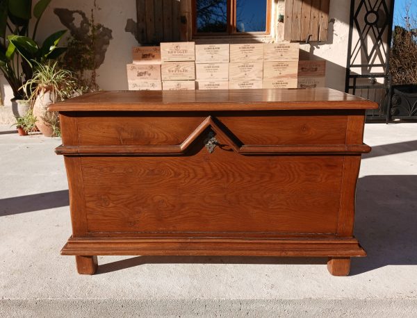 Grand coffre en chêne n°11691