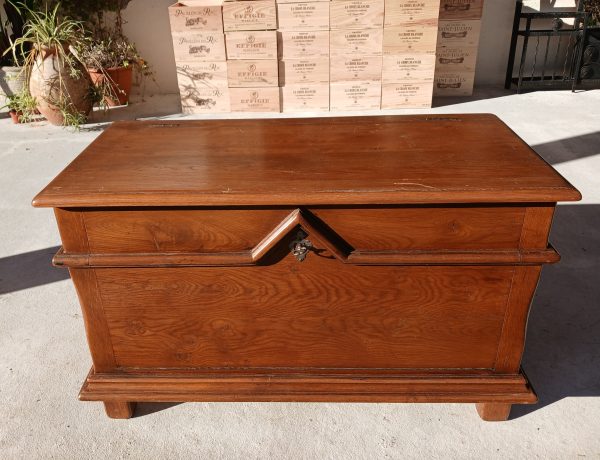 Grand coffre en chêne n°11691