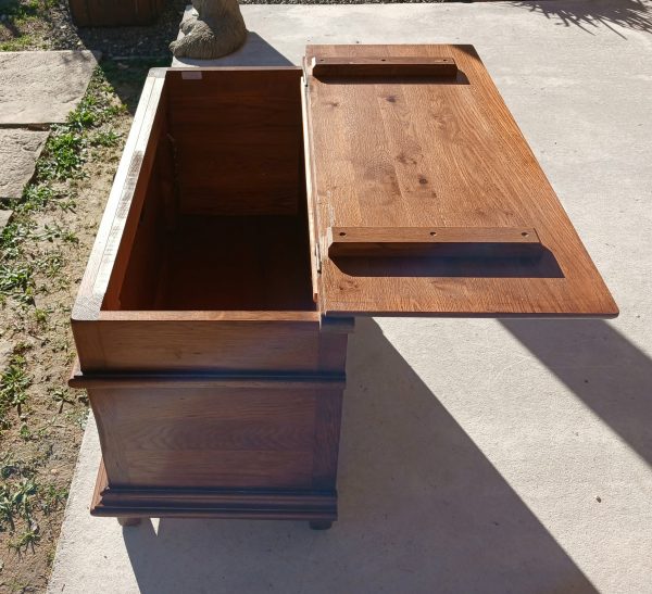 Grand coffre en chêne n°11691