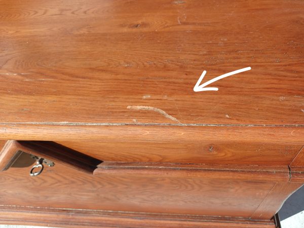 Grand coffre en chêne n°11691