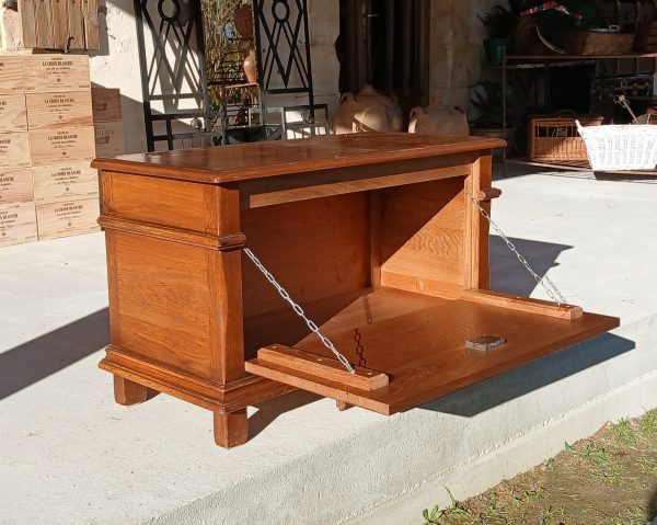 Grand coffre en chêne n°11691