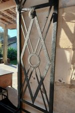 Ancien vestiaire en fer forgé / Art Déco / n°11693