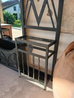 Ancien vestiaire en fer forgé / Art Déco / n°11693