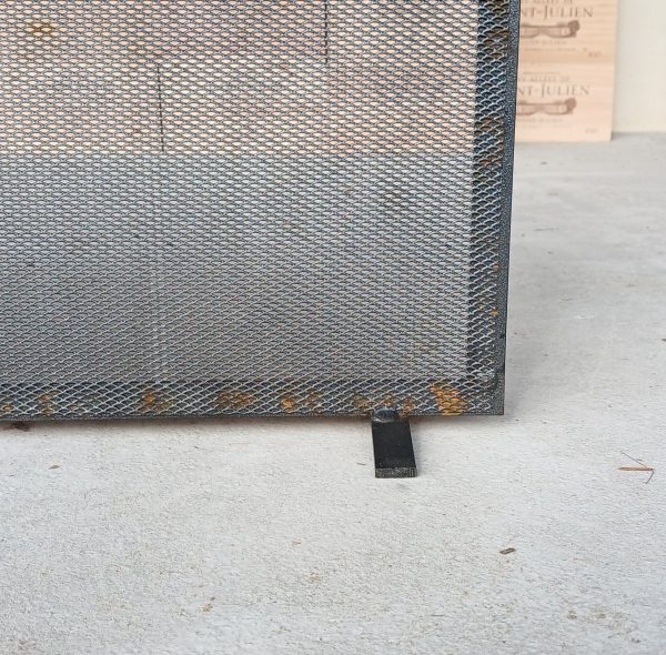 Pare-feu pour cheminée en métal n°11695/9