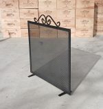 Pare-feu pour cheminée en métal n°11695/9