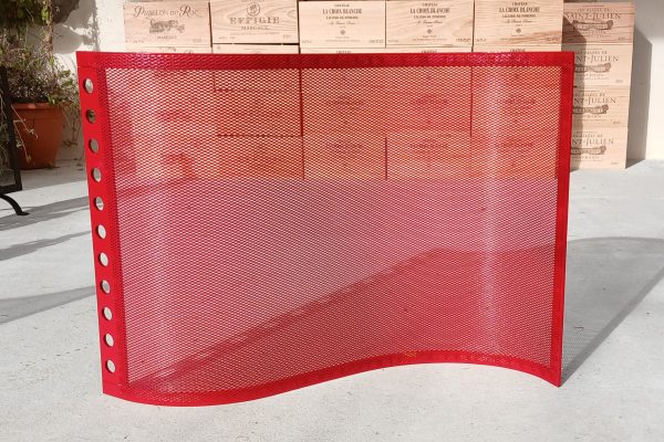 Pare-feu pour cheminée en métal n°11697/2