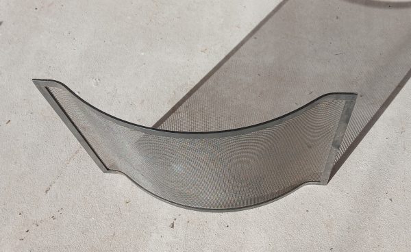 Pare-feu pour cheminée en métal n°11698/2