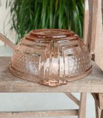 Lot de 6 bols vintages en verre rose n°11795