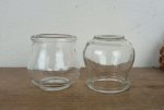 Lot de 6 anciennes ventouses en verre n°11800