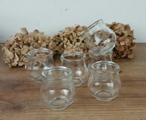 Lot de 6 anciennes ventouses en verre n°11801