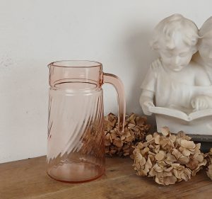Carafe / Pichet vintage Arcoroc Rosaline n°11805