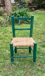 Chaise enfant paillée n°11918