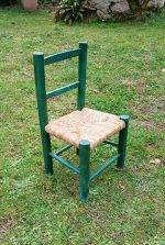 Chaise enfant paillée n°11918