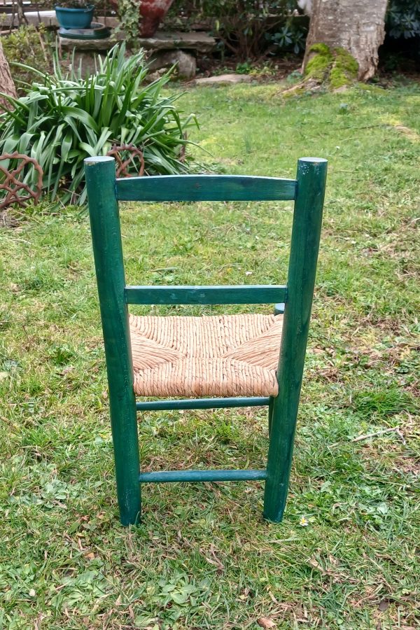 Chaise enfant paillée n°11918