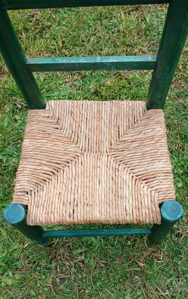 Chaise enfant paillée n°11918