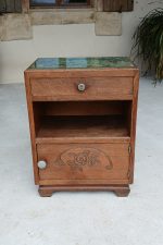 Chevet vintage en chêne n°11923