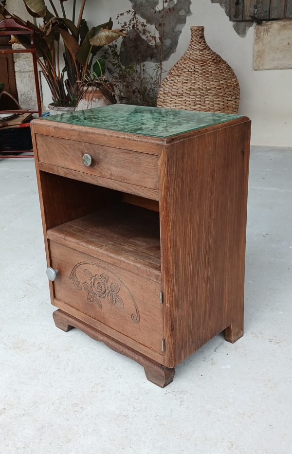 Chevet vintage en chêne n°11923