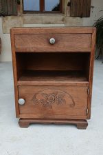 Chevet vintage en chêne n°11923