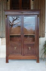Ancienne vitrine en acajou style Empire n°11927