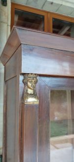 Ancienne vitrine en acajou style Empire n°11927