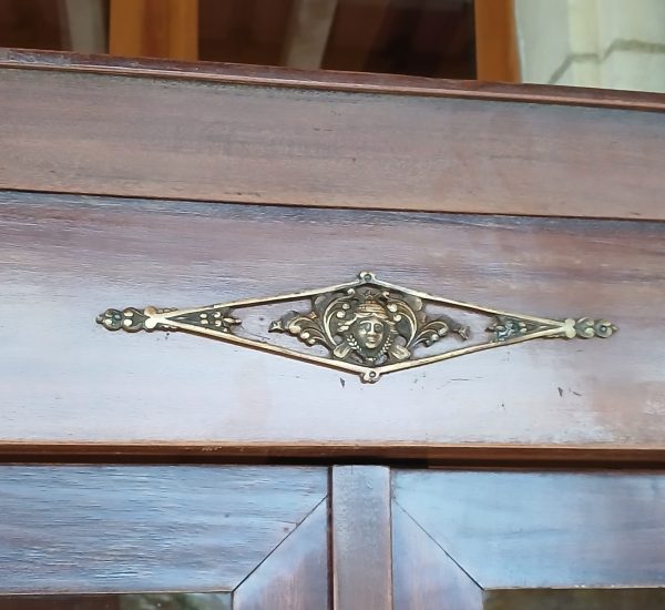 Ancienne vitrine en acajou style Empire n°11927