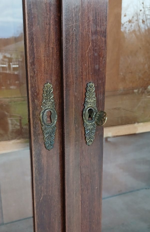 Ancienne vitrine en acajou style Empire n°11927