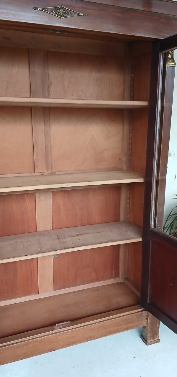 Ancienne vitrine en acajou style Empire n°11927