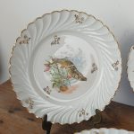 Ancien service a poisson en porcelaine n°11713