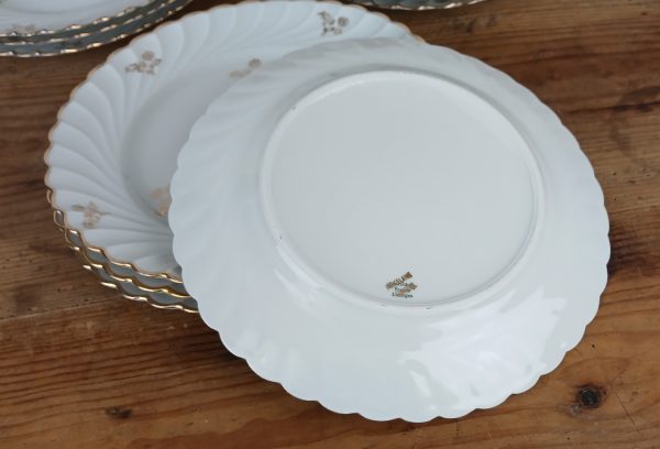 Ancien service a poisson en porcelaine n°11713