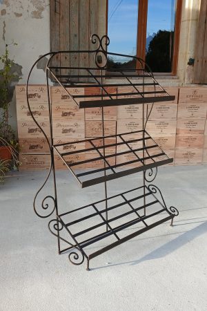 Étagère de boulanger en fer forgé n°11715