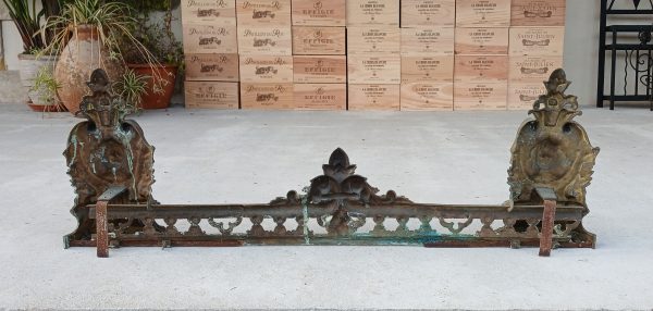 Ancienne garniture de cheminée en bronze n°11722