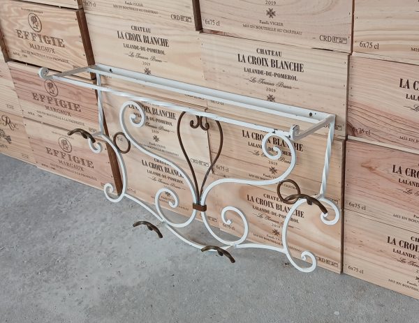 Vestiaire mural vintage en fer forgé n°11725