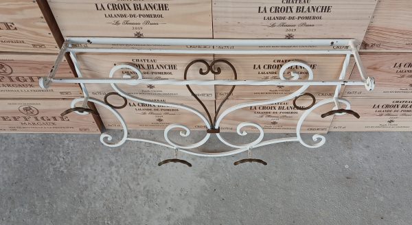 Vestiaire mural vintage en fer forgé n°11725