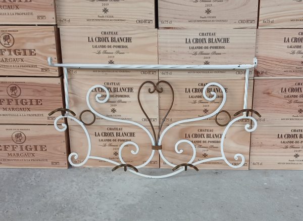 Vestiaire mural vintage en fer forgé n°11725