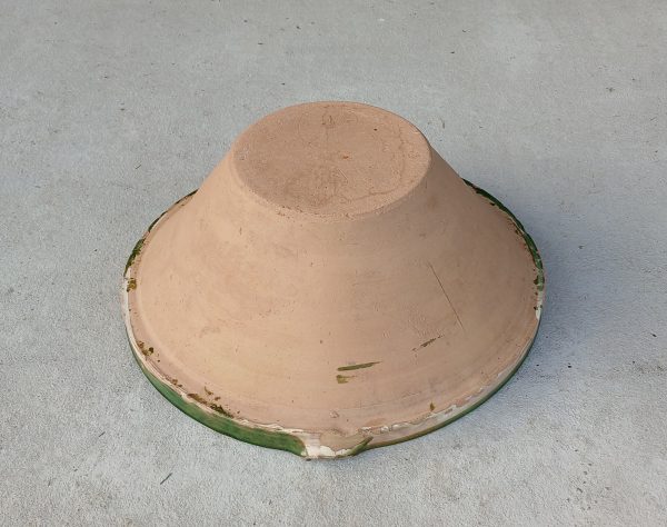 Ancien grésal en terre cuite vernissée n°11726