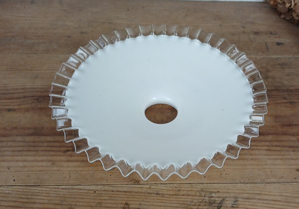 Abat jour en opaline / Lustre / Vintage / n°11734