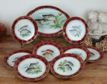 Service a poisson vintage en porcelaine n°11740