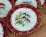 Service a poisson vintage en porcelaine n°11740