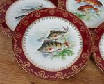 Service a poisson vintage en porcelaine n°11740
