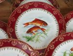 Service a poisson vintage en porcelaine n°11740