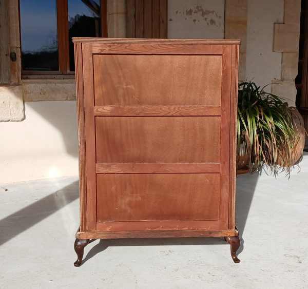 Ancienne vitrine anglaise en acajou n°11928