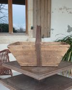Ancien panier de vendange en bois n°11932