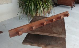 Porte manteaux vintage en pin n°11933