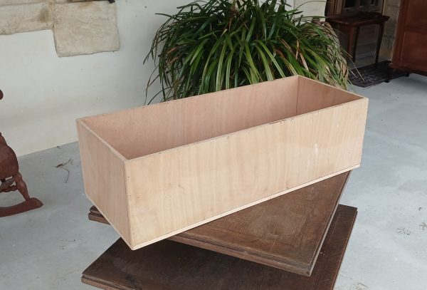 Caisse de rangement en contreplaqué n°11935