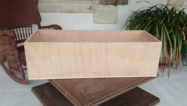 Caisse de rangement en contreplaqué n°11935