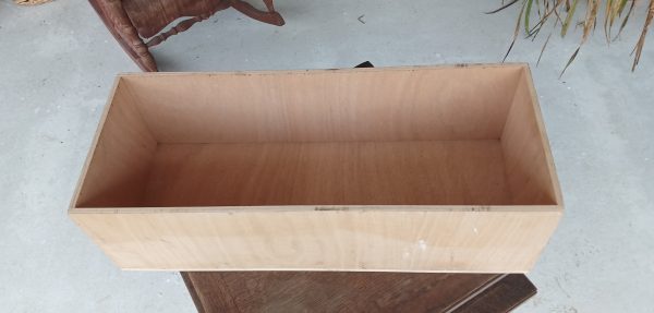 Caisse de rangement en contreplaqué n°11935